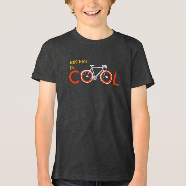 Coola för Biking är Tee (Framsida)