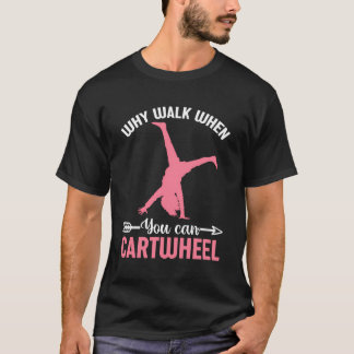 Coola för flickkvinnor med hjälp av magnetgymnasti t shirt