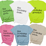 Coola för Födelsedagsfest för matchning av gruppVi T Shirt<br><div class="desc">Vi presenterar vår Födelsedagsfest Matching Group Vintage Coola T-Shirt för Anpassningsbar, designad för att din födelsedagskalender inte ska glömmas bort. Perfekt för födelsedagspatrullfoton eller som en unik partiförmån är dessa skjortor ett snyggt för att hedra minnet av tillfälle. De här skjortorna har anpassningsbar för att visa din födelsedagsgänge eller besättningsanda....</div>
