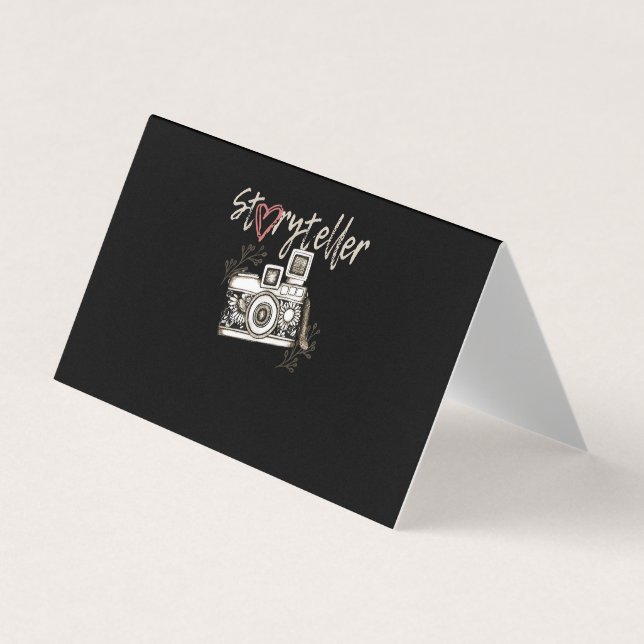 Coola för fotofotografi av storytör visitkort (Framsida)