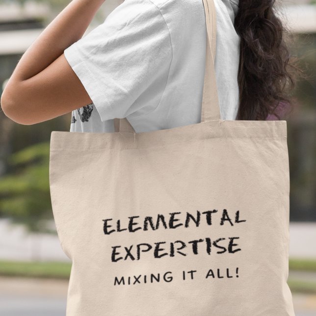 Coola för grundkunskaper för kemilärare tygkasse (Shop now and embrace your elemental expertise with pride!)