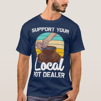 Coola för konstnärer för potterier t shirt