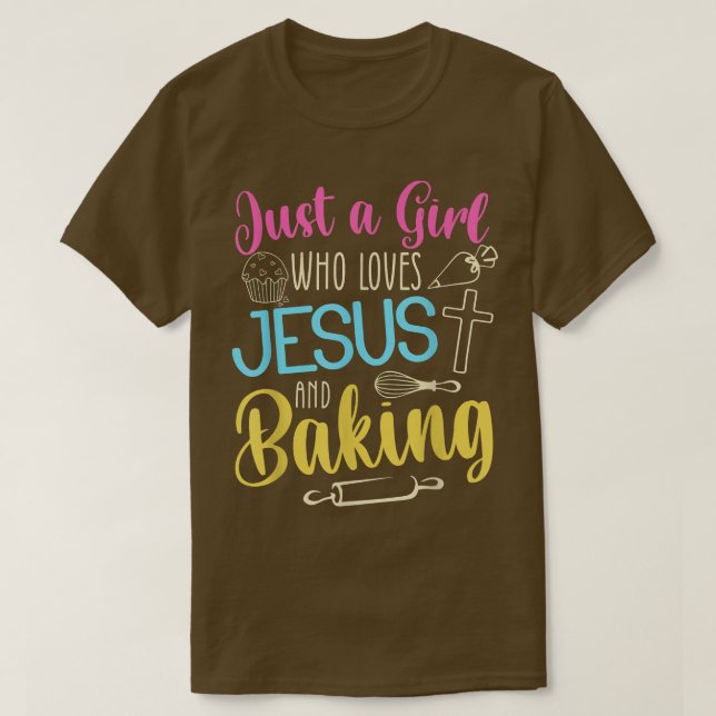 Coola för kvinnor: Jesus Bake T Shirt (Design framsida)