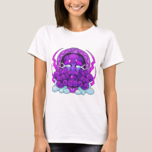 Coola för Lila av Zeus Lighting Retro-design T Shirt