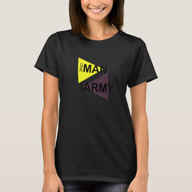 Coola för mäktiga kvinnor och ungdomar i Manar T Shirt (Framsida)