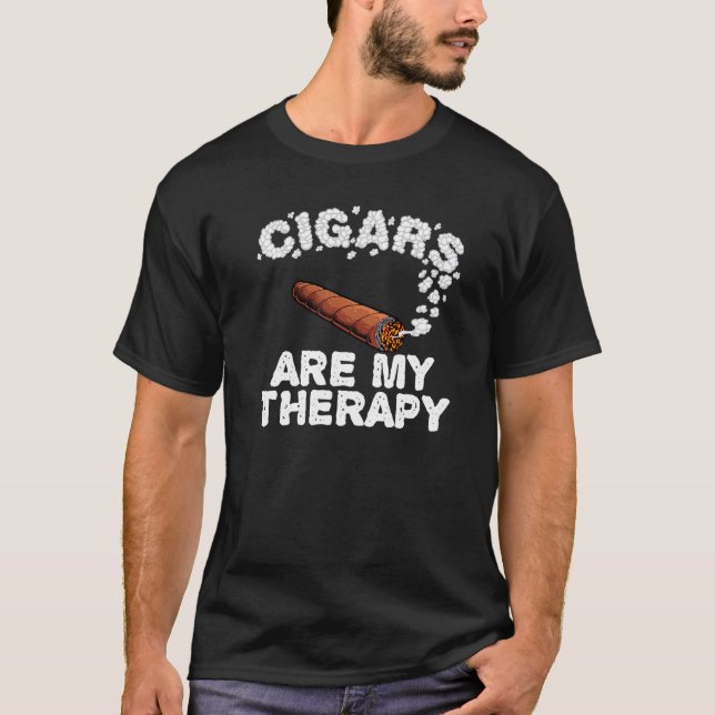 Coola För manar cigarrer Rökning Cigarillo Rökning T Shirt (Framsida)