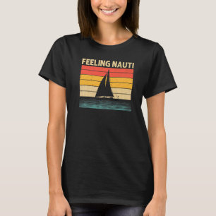 Coola För manar kvinnor som sjösätter Nautisk sege T Shirt