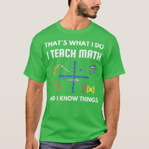 Coola för matlärare att jag ska lära mig matta t shirt