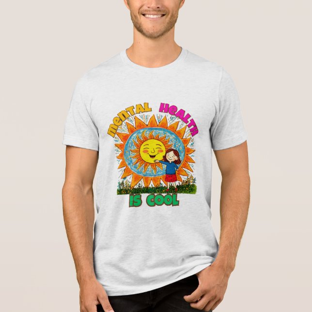 COOLA FÖR MENTAL HEALTH ÄR T SHIRT (Framsida)