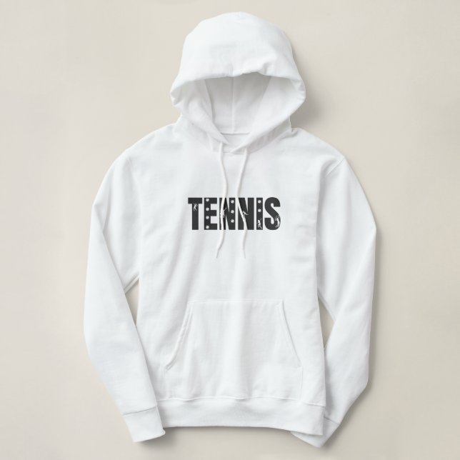 Coola för modernt Trendig-tennis-spelartypografi T Shirt (Design framsida)