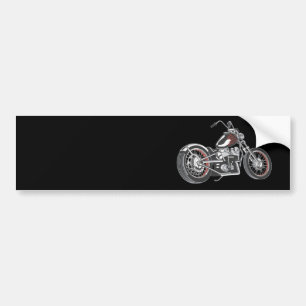 Coola för motorcykel 60-tal Chopper Bildekal