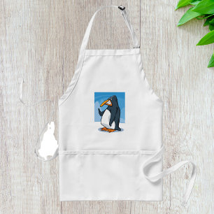 Coola för penguin-Tecknad, Arg Förkläde