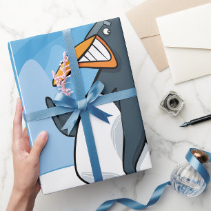 Coola för penguin-Tecknad, Arg Presentpapper