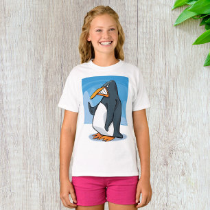 Coola för penguin-Tecknad, Arg T Shirt