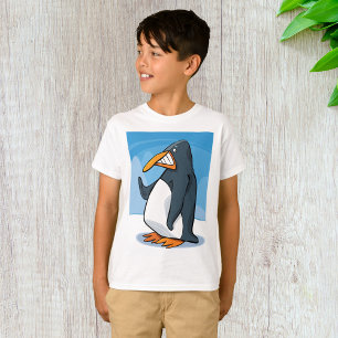 Coola för penguin-Tecknad, Arg T Shirt