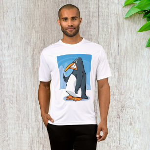 Coola för penguin-Tecknad, Arg T Shirt