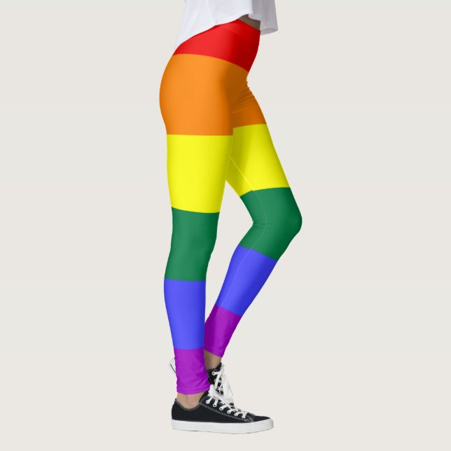 coola för pridets regnbåge,  leggings (Höger)