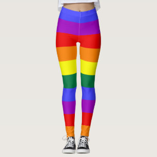 coola för pridets regnbåge, leggings