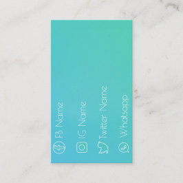 Coola för Social-nätverk! Visitkort