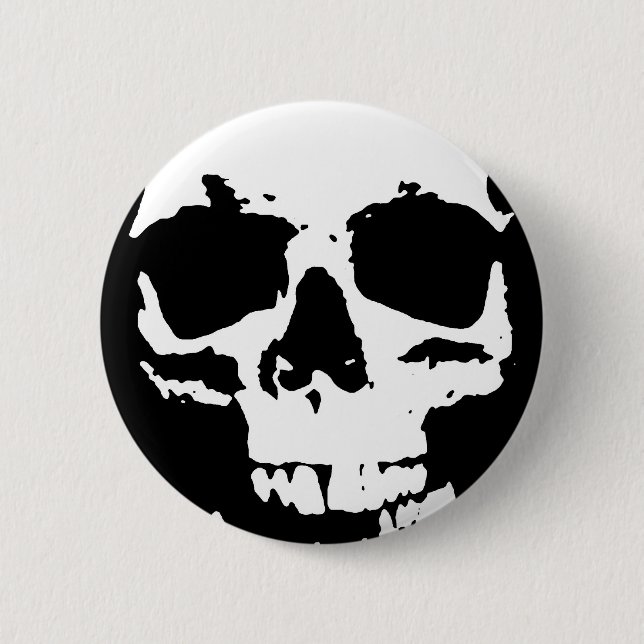 Coola för svart och vit popup-Snyggt Knapp (Framsida)