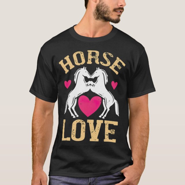 Coola för vadslagning av häst Kärlek T Shirt (Framsida)