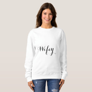 Coola för Wifey svartvit elegant trendig Stylish2 T-shirt