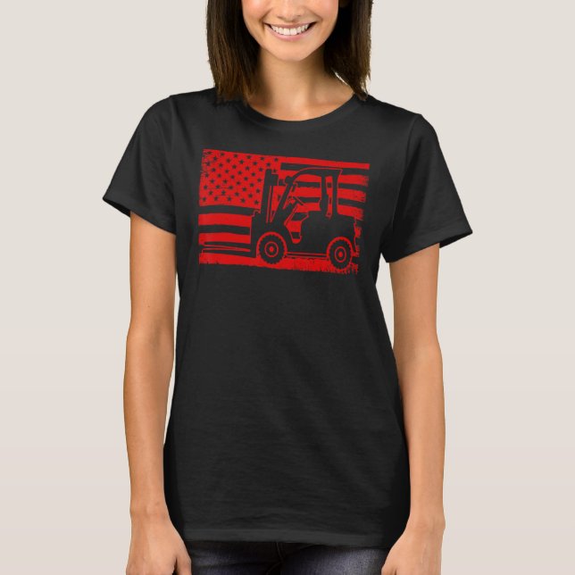 Coola Forklift Driver För manar Women Forklift Ope T Shirt (Framsida)