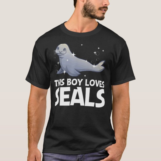 Coola försegling för kjolar från Lejona djurhartse T Shirt (Framsida)
