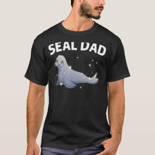 Coola försegling för Pappa Pappa Lejona djurskydds T Shirt