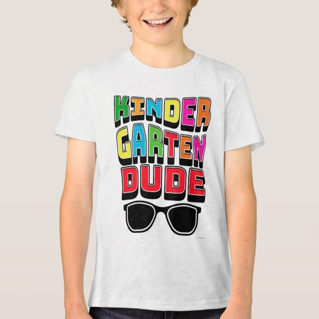 Coola förskolekilldesign Färgglada skolstämning T Shirt (Framsida)