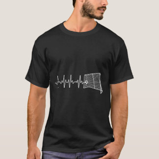 Coola fotbollskonst för män och kvinnor fotbollsen t shirt