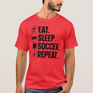 Coola fotbollslag Sport fotbollsspelare pojke T Shirt