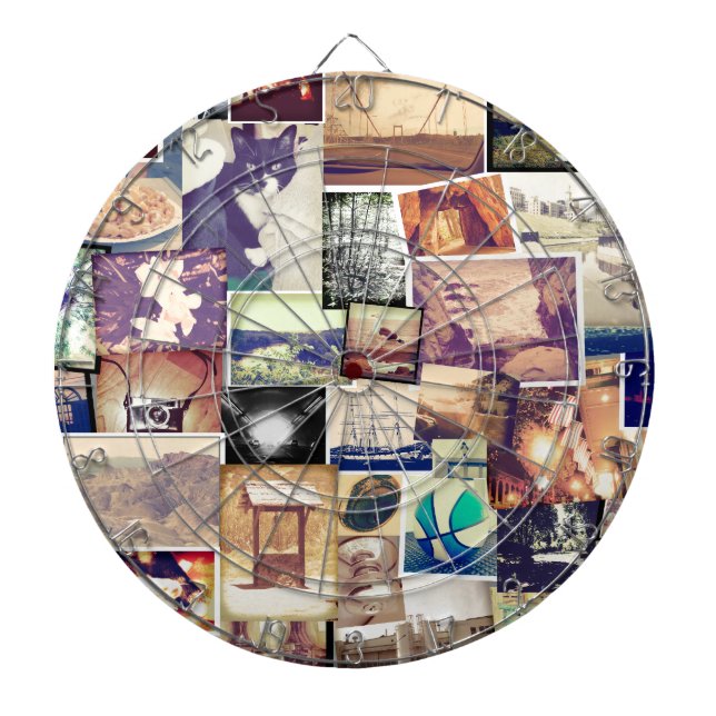 Coola Fotofilter Hipster Collage Darttavla (Framsidan)