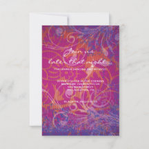 COOLA FOTOKOLLAGE Bat mitzvah Party-kort