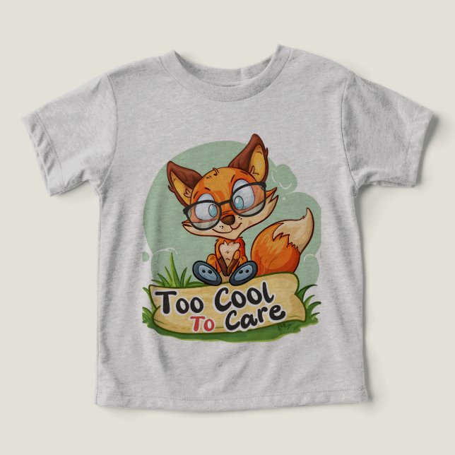 Coola Fox Carefree T Shirt (Design Framsida)
