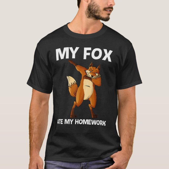 Coola Fox För barn Boys Omnivorous Mammal Animal T Shirt (Framsida)