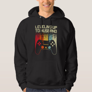 Coola framtida makar för män pojkar brudgum att bl hoodie
