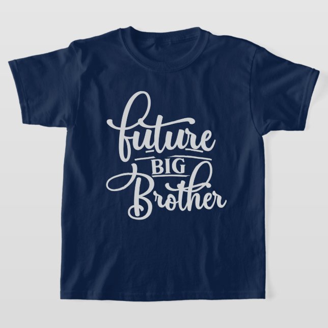 Coola framtida storebror word art  t shirt (Laydown)