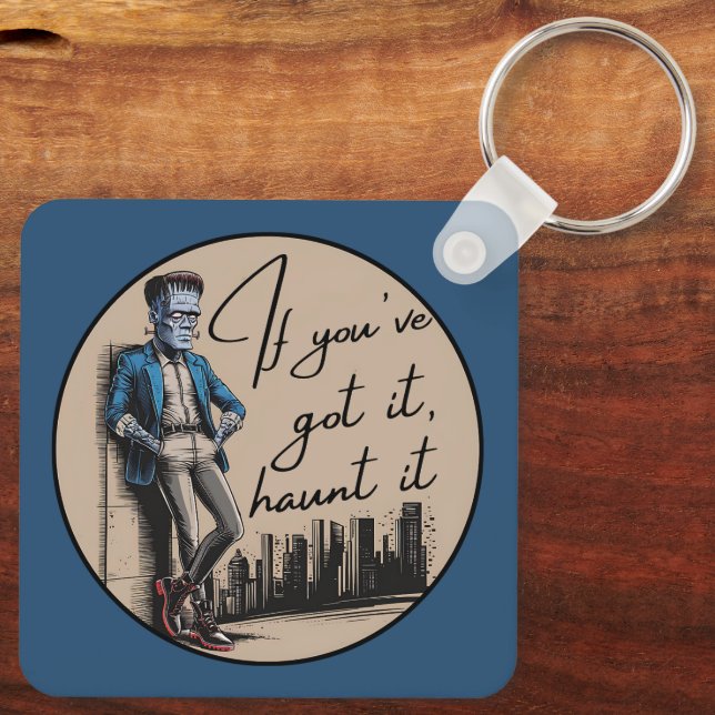 Coola Frankenstein Om du har Har det, Haunt det Nyckelring (Baksida)