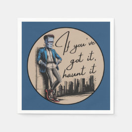 Coola Frankenstein Om du har Har det, Haunt det Pappersservett