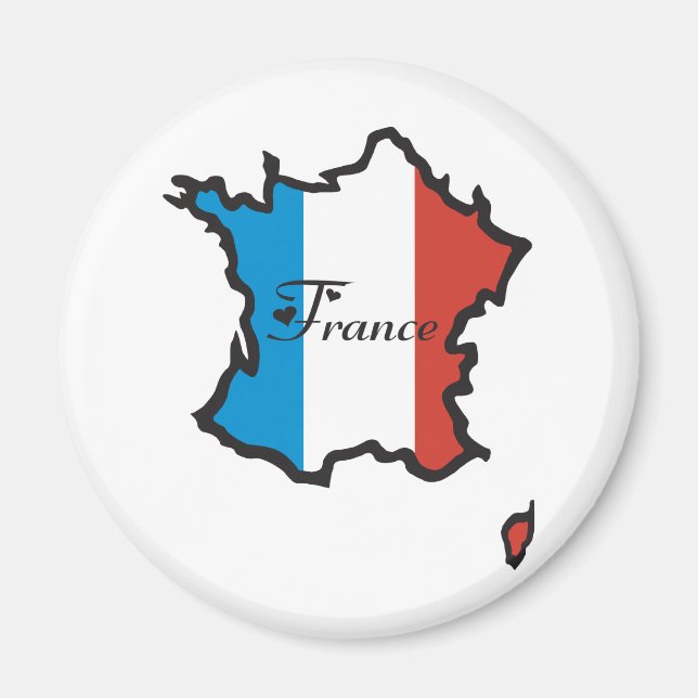Coola Frankrike Magnet (Framsidan)