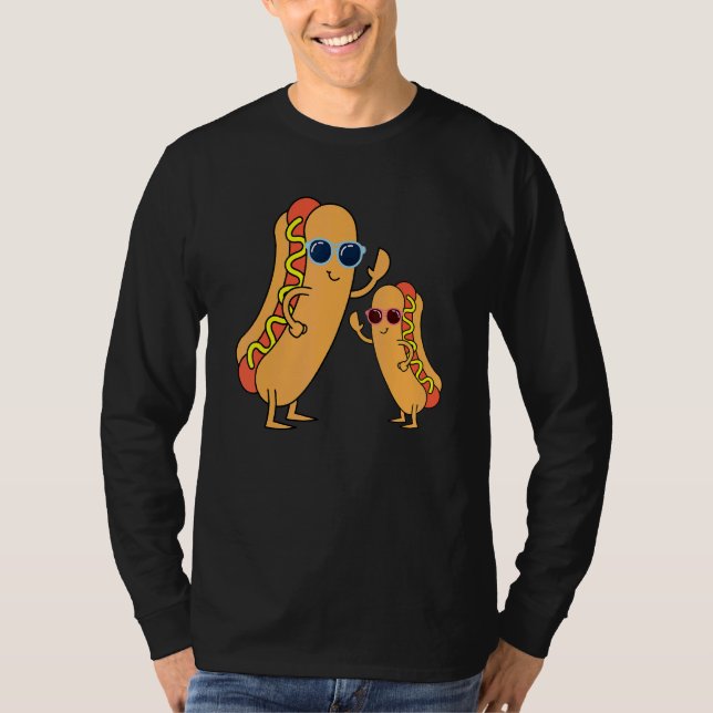 Coola Franks Sausages Weiner Fast Food Sunglass H T Shirt (Framsida)