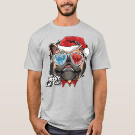 Coola Fransk Bulldog-jul T Shirt
