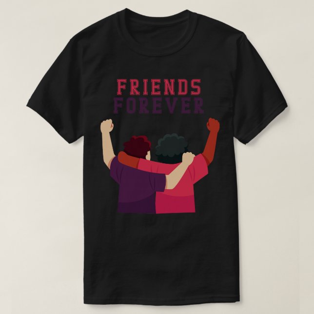 Coola Friends ger alltid vänskap åt dig varje dag T Shirt (Design framsida)