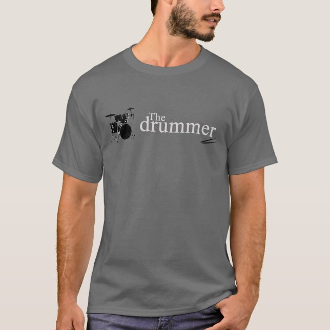 coola frimärke för trumman t-shirt (Framsida)