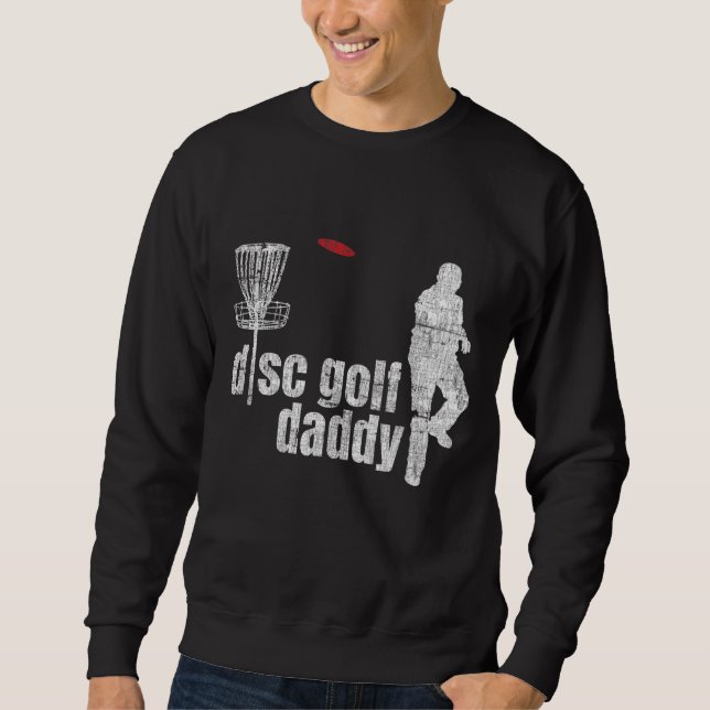 Coola Frolf Disk Golf Pappa Lång Ärmad Tröja (Framsida)