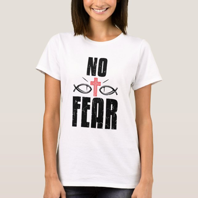 Coola fruktar ingen religionsanhängning om Röda Ko T Shirt (Framsida)