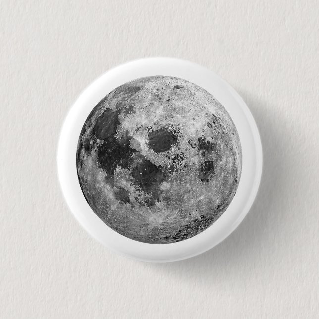Coola Full Moon Graphic Space Astronomy Science Knapp (Framsida)