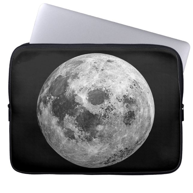 Coola Full Moon Graphic Space Astronomy Science Laptop Fodral (Framsidan)