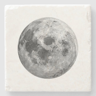 Coola Full Moon Graphic Space Astronomy Science Stenunderlägg
